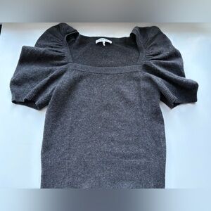 Frame Denim Charcoal Cashmere Sweater